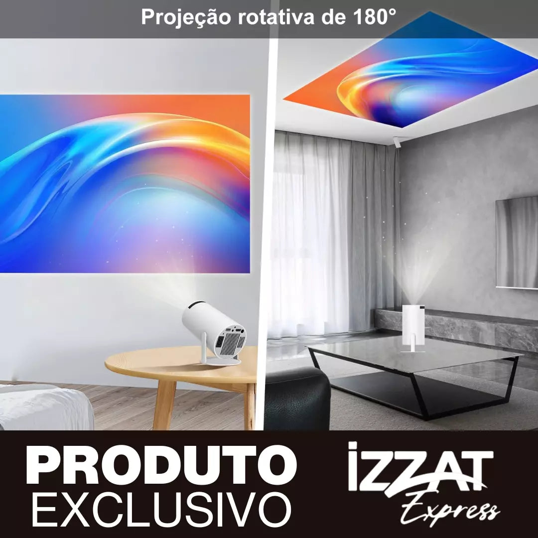 Projetor Portátil 4K Tazzi - ORIGINAL - Imagem 7