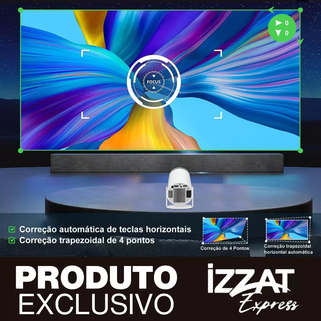 Projetor Portátil 4K Tazzi - ORIGINAL - Imagem 8