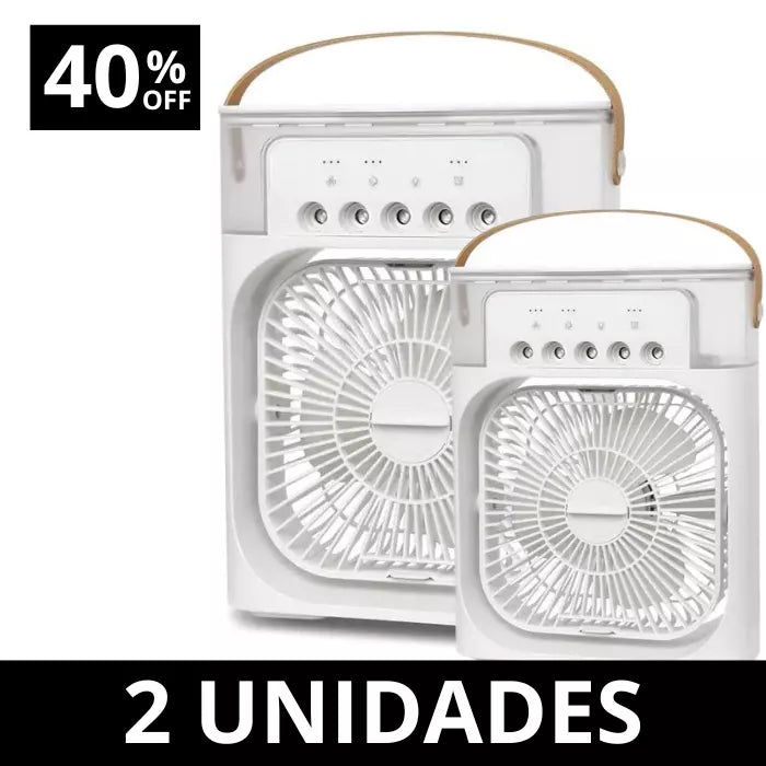 Mini Climatizador De Ar c/ Reservatorio Para Água e Gelo - Tazzi - Imagem 10