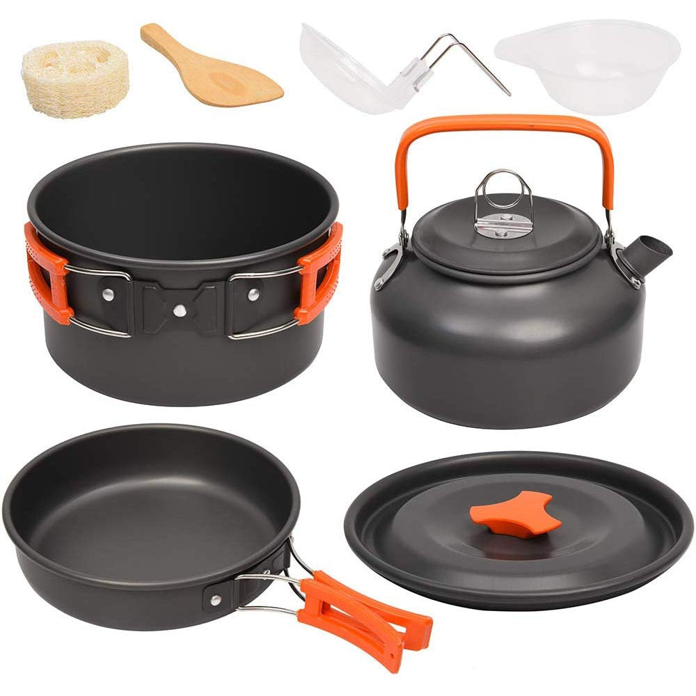 Kit Premium de Panela Portátil - Alumínio de Alta Qualidade - Imagem 3