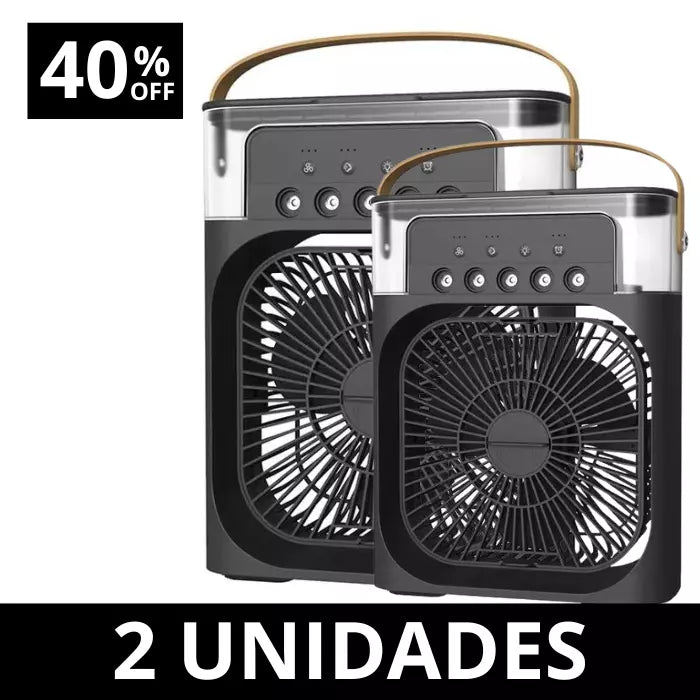 Mini Climatizador De Ar c/ Reservatorio Para Água e Gelo - Tazzi - Imagem 11