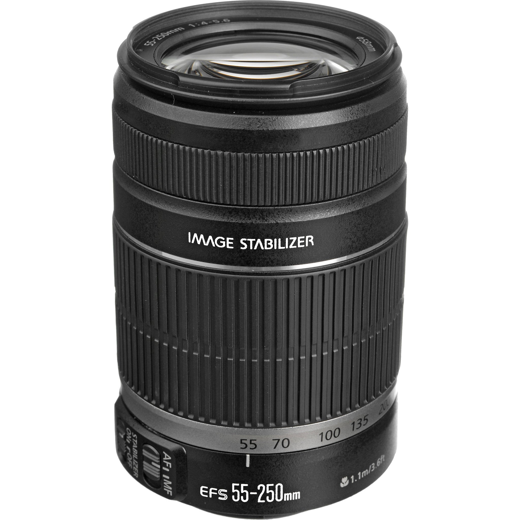 CANON EF-S 55-250MM F/4-5.6 IS LENS