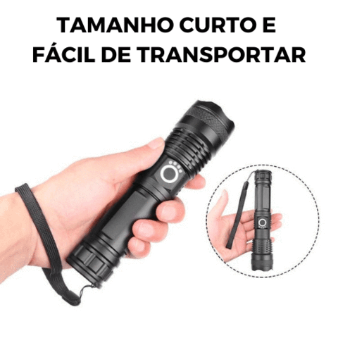 Lanterna Tática á Prova D' Água IPX6 - A Mais Poderosa do Mundo - Imagem 4