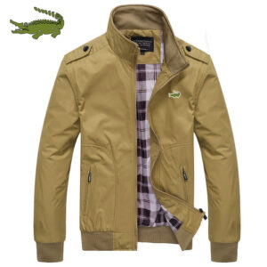 Business leisure high quality men's Baseball Jacket zipper stand collar jacket outdoor sports printed Baseball