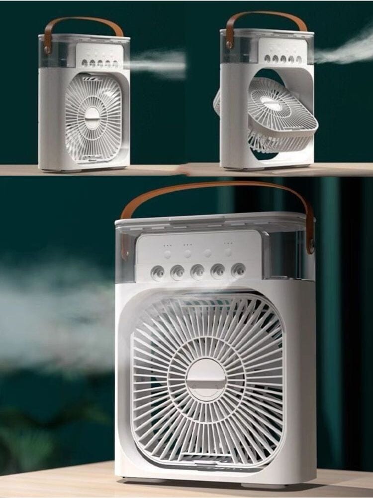 Mini Climatizador De Ar c/ Reservatorio Para Água e Gelo - Tazzi - Imagem 7