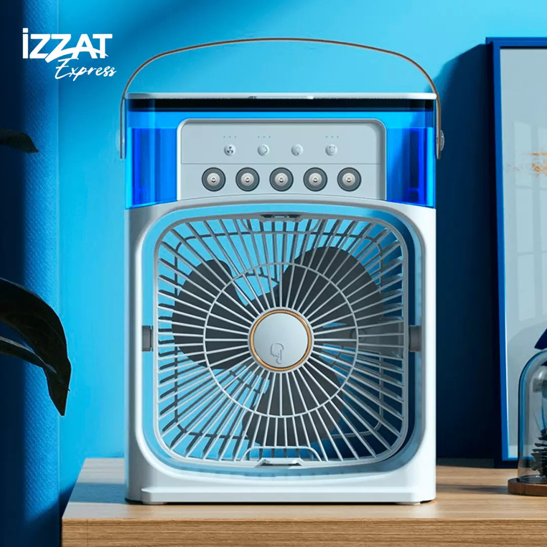Mini Climatizador De Ar c/ Reservatorio Para Água e Gelo - Tazzi - Imagem 3