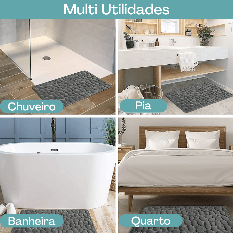 Tapete antiderrapante e ultra absorvente para banheiro - Imagem 3