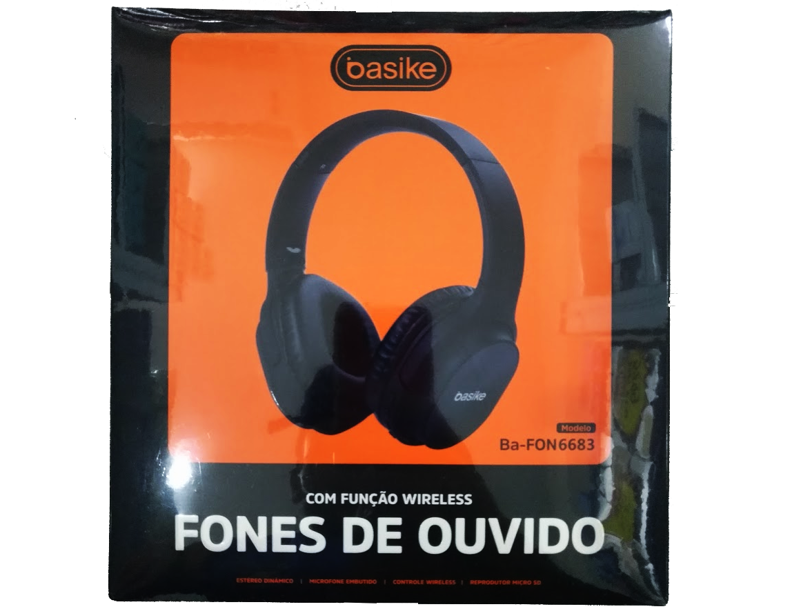 Fones de Ouvido Basike com função SEM FIO Wireless FON-6683 - Imagem 3