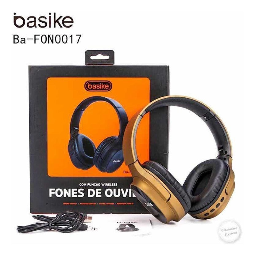Fones de Ouvido Basike com função SEM FIO Wireless FON-6683 - Imagem 2