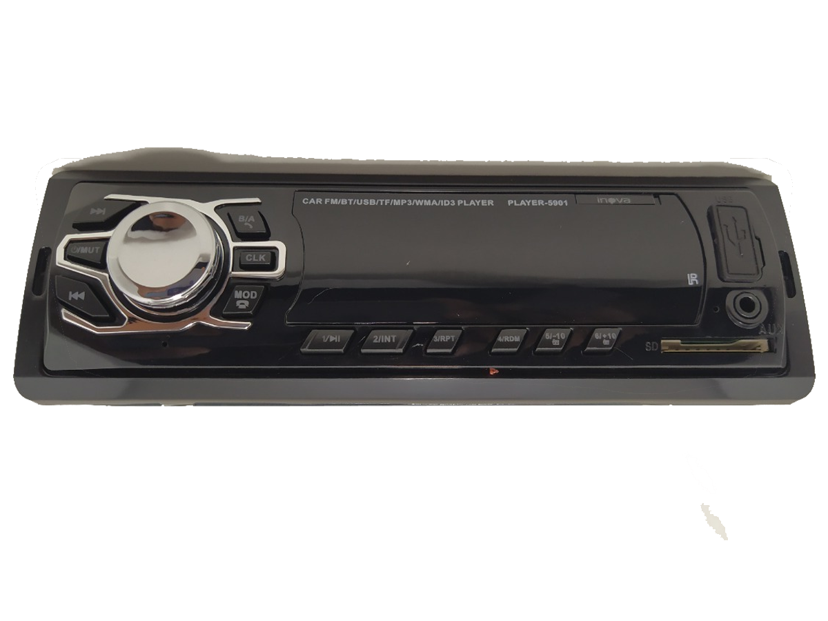 Som automotivo Mp3 Player Bluetooth Carro Fm Usb Controle Auto Rádio Aux Sd Pen Drive - Imagem 4