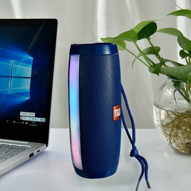 Caixa de Som Portátil Subwoofer LED TG 157 a prova D'água - Imagem 5