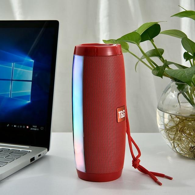 Caixa de Som Portátil Subwoofer LED TG 157 a prova D'água - Imagem 4