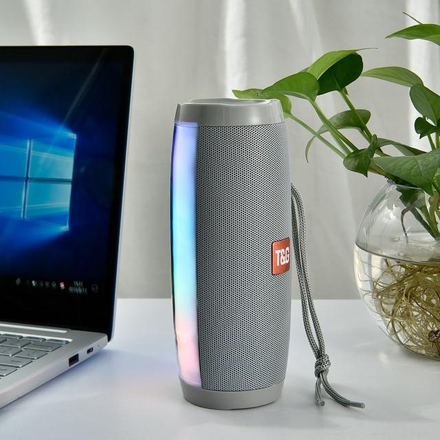Caixa de Som Portátil Subwoofer LED TG 157 a prova D'água - Imagem 3