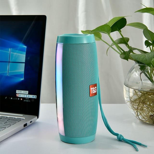Caixa de Som Portátil Subwoofer LED TG 157 a prova D'água - Imagem 2