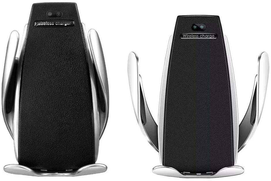 Carregador Veicular por Indução com Movimento Automático Suporte Qi Smart Sensor Wireless Charger S5 - Imagem 2